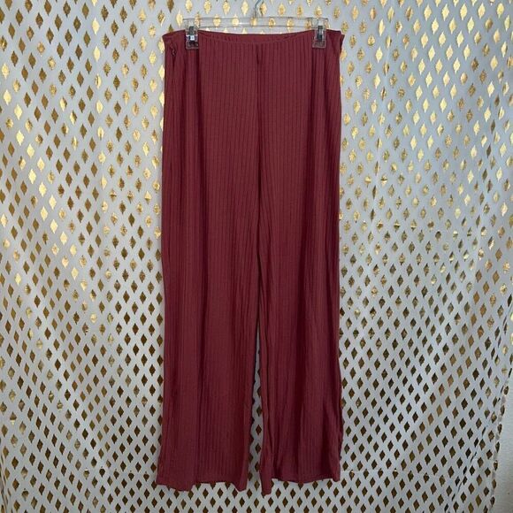 Bundle set of pants pink flowy and seamless leggings size L - Picture 2 of 12